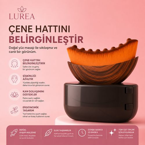Lurea™ LymphLift: Yüz Şekillendirici ve Ödem Atıcı Masaj Fırçası